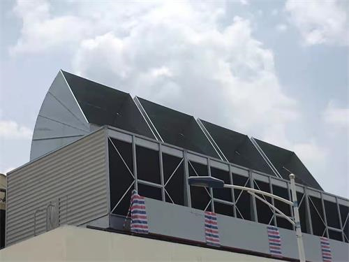 高溫冷卻塔冬季運行的注意事項有哪些？(冷卻塔機組的工作原理圖)